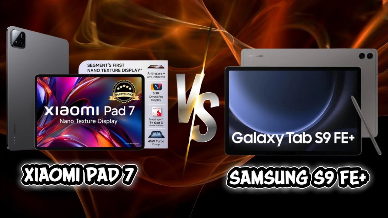 Xiaomi Pad 7 vs Samsung S9 FE Plus | Ultimate Tablet Battle 2025! 🔥 