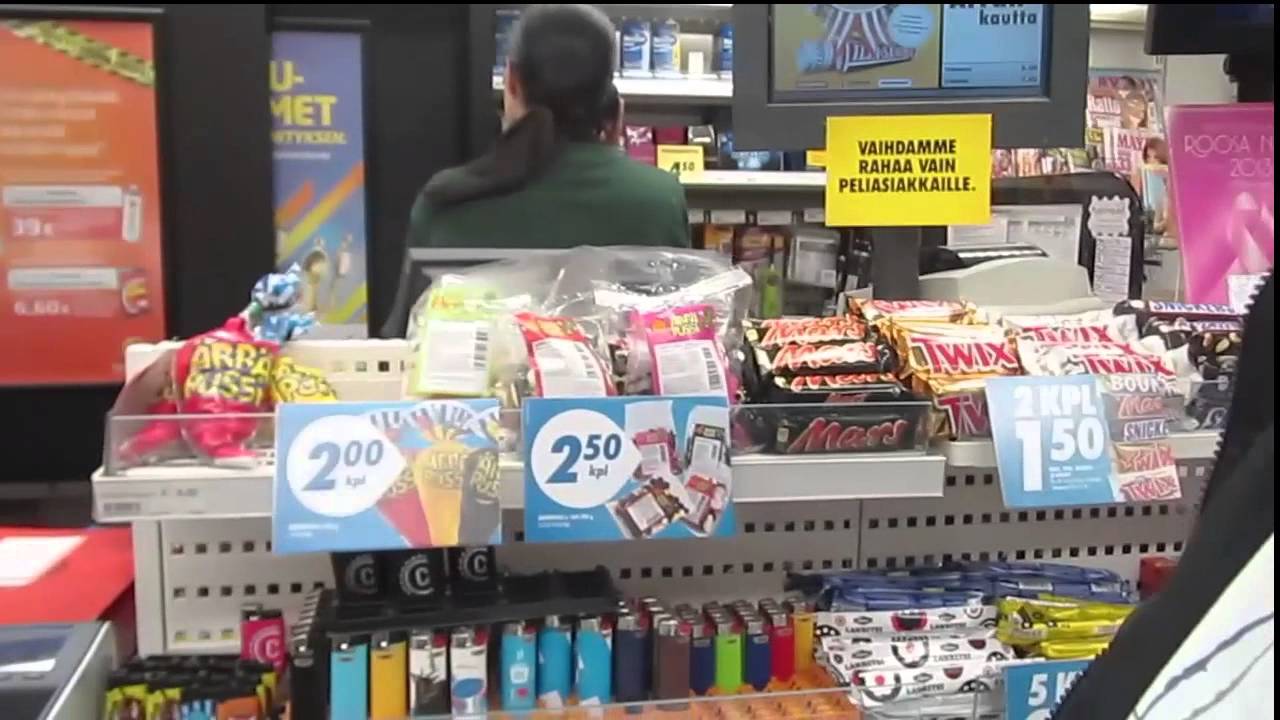 Ilkan kans R-kioskilla (ei saanut kuvata)