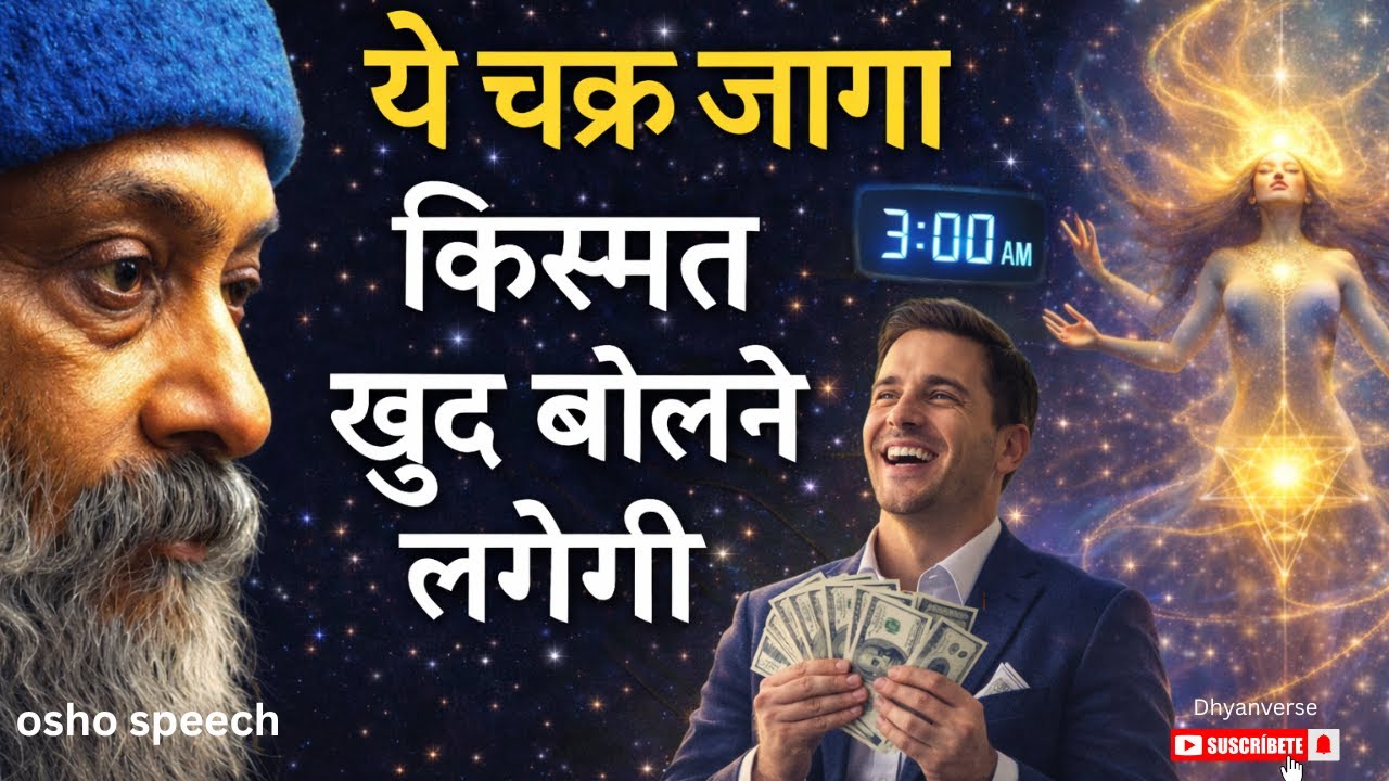 ये चक्र जागा तो किस्मत खुद बोलने लगेगी || OSHO  speech hindi #osho