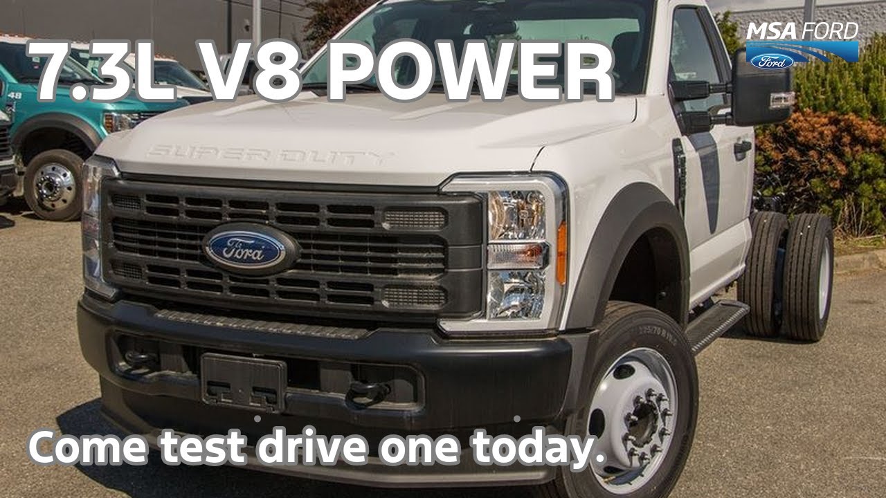 Ford F550 XL 2023 года с шасси и кабиной | 7,3-литровый двигатель V8 и полная масса 19 тыс. кг | ...