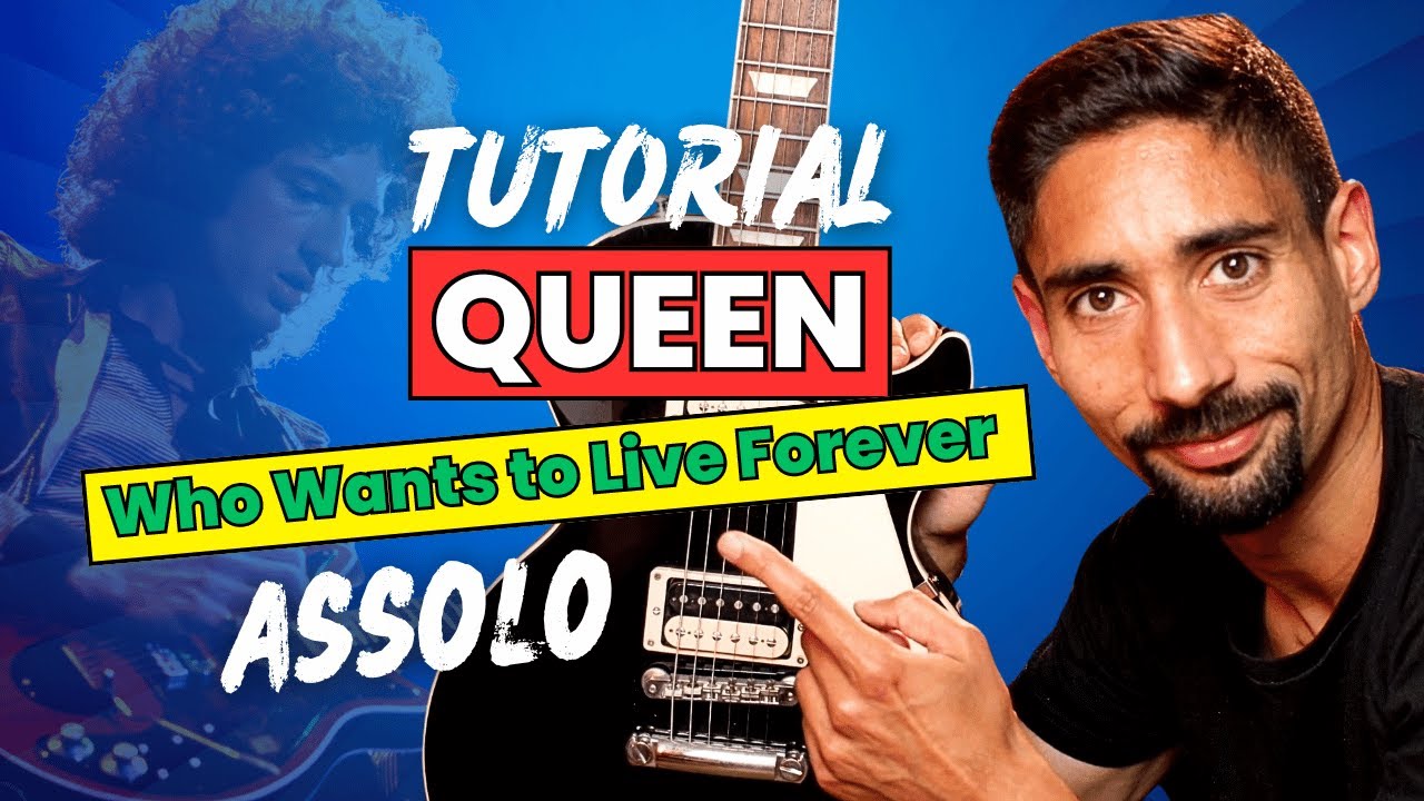 TUTORIAL: come suonare l'assolo di WHO WANTS TO LIVE FOREVER dei QUEEN | Lezioni di Chitarra