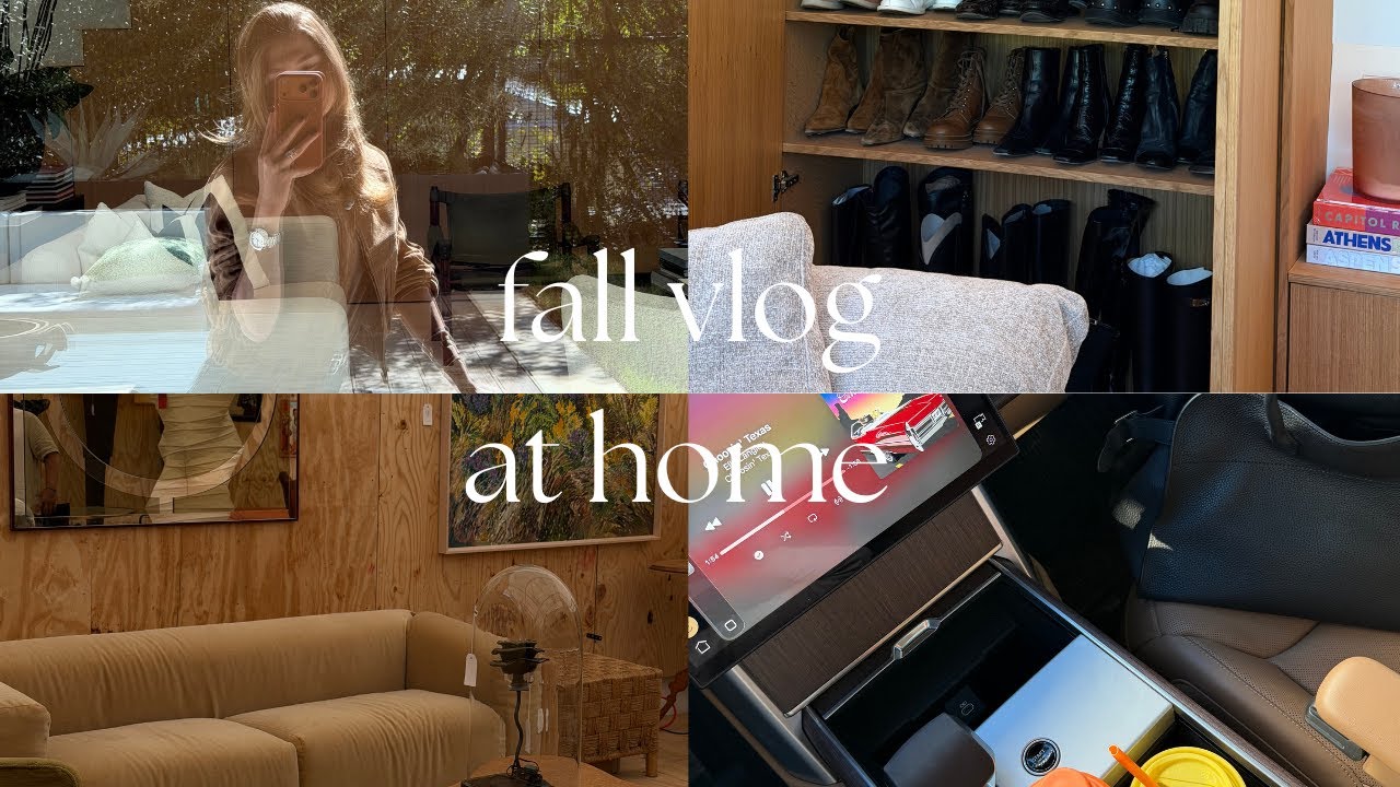 Fall Baking, Antique Furniture Shopping, Autumn Luxury Haul – The Row, Loro Piana, Bottega, etc