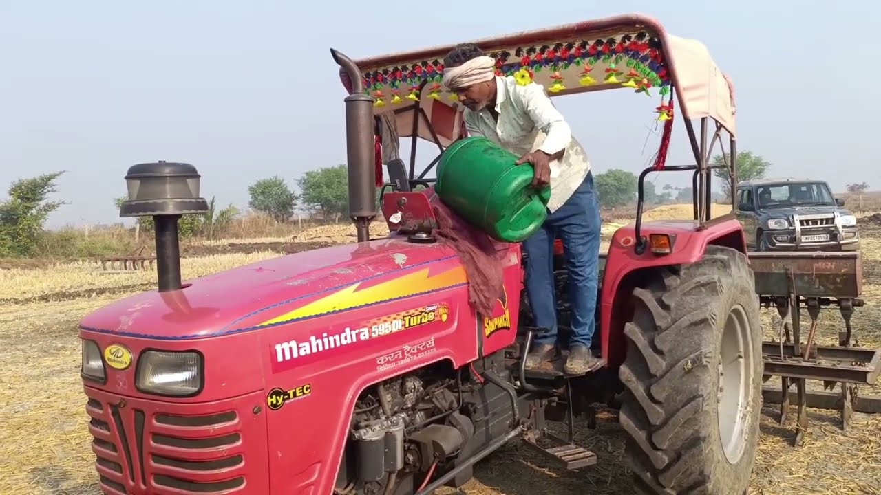 SONALIKA 60 + MAHINDRA SARPANCH+SWARAJ 963. ROTAVATOR + BONI