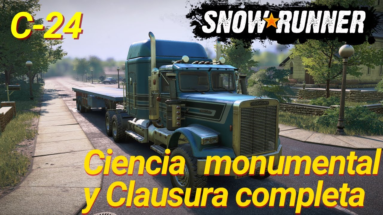 😎SnowRunner: Ciencia Monumental y Clausura completa| Temporada 12 Carolina del norte|
