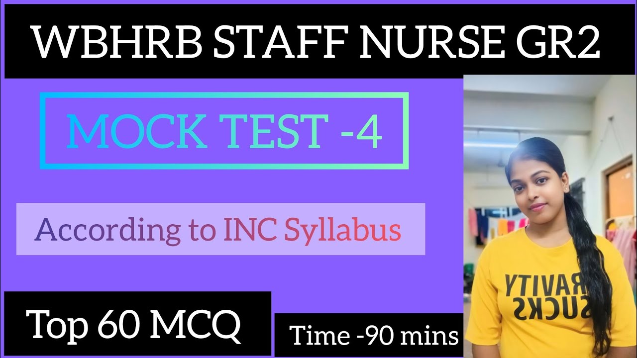 Staff Nurse Grade-2 CBT Exam Preparation | Clinical Practice Based Mock Test