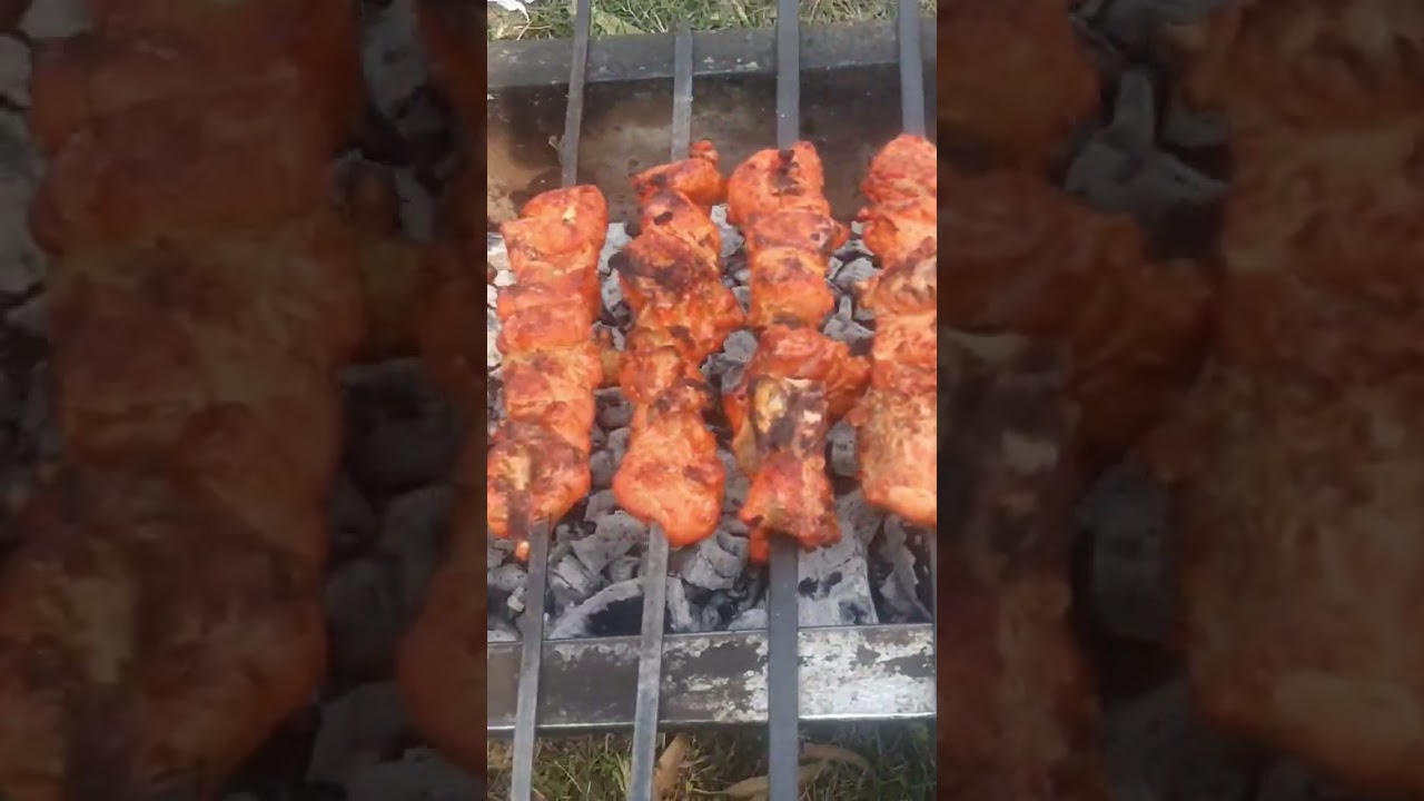 Chicken tikka party on river side