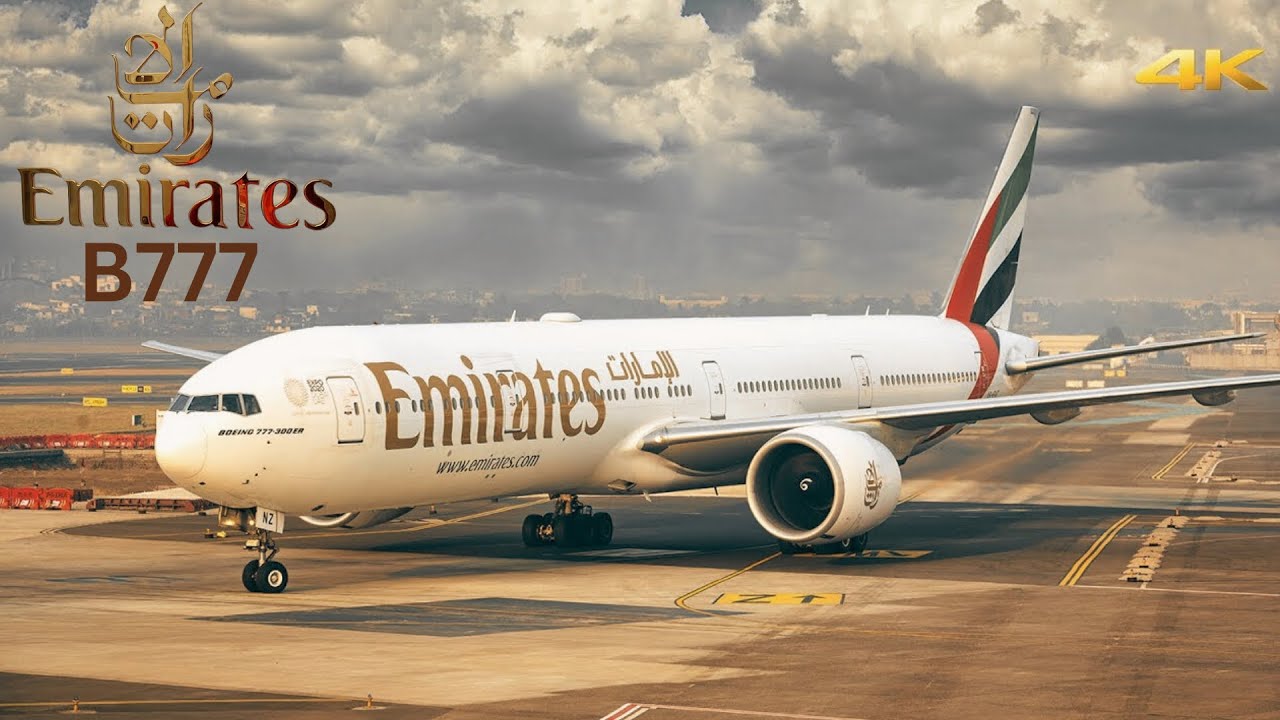 DUBAI (DXB)- LAHORE🇵🇰 BOING 777 EMIRATES AIR LINE [FULL FLIGHT REPORT] +  LOUNGE ECONOMY CLASS
