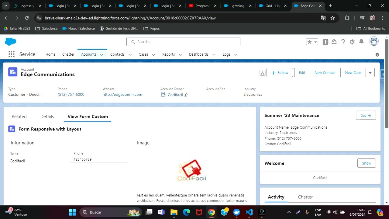 Salesforce:  LWC para dispositivos móviles