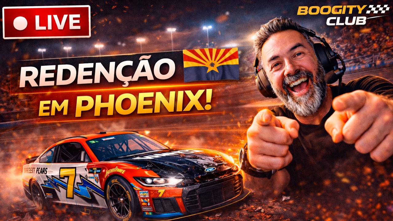 🔴LIVE - REDENÇÃO EM PHOENIX - NASCAR iR SERIES #4  !ascher !luvas !globaldata !simulacao !simube