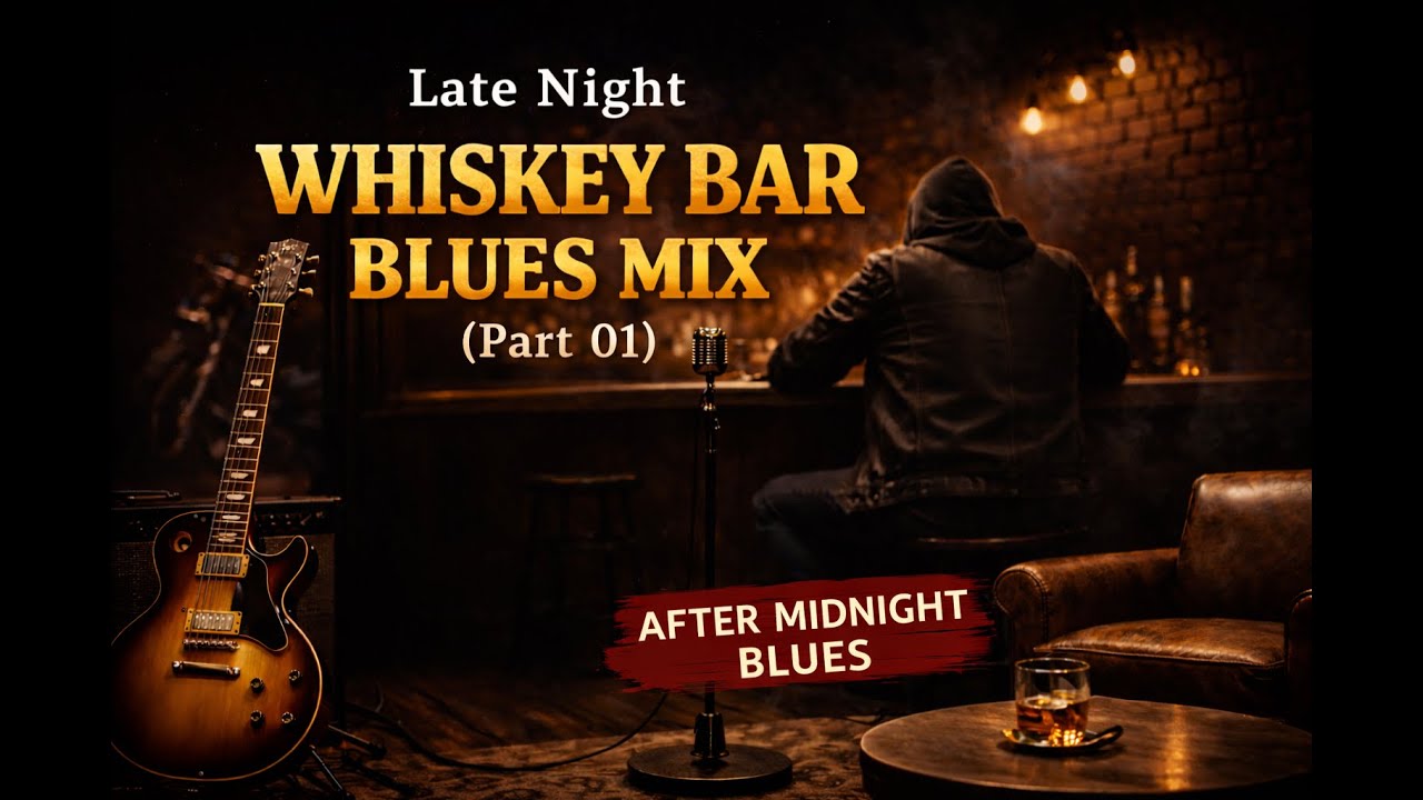 Late Night Whiskey Bar Blues Mix (Part 01) | Slow Dark Urban Blues + Vocals