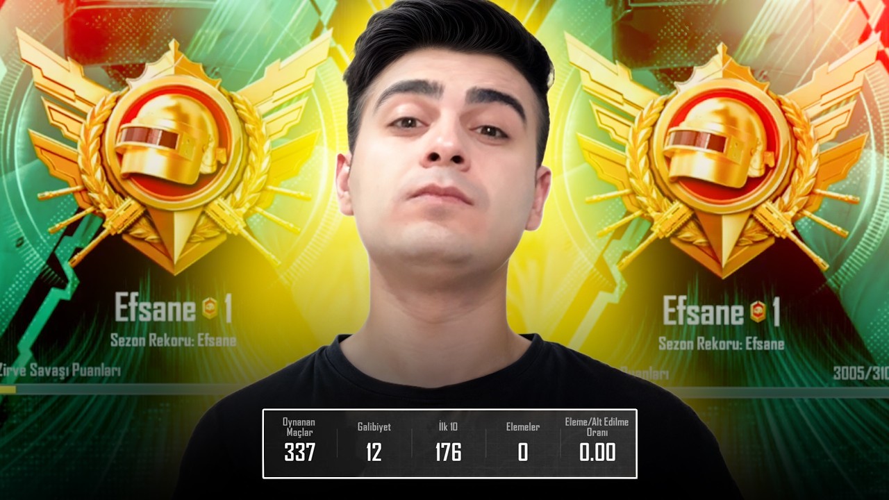0 KD İLE EFSANE OLDUM! PUBG MOBİLE ZİRVE SAVAŞI SEZON 28