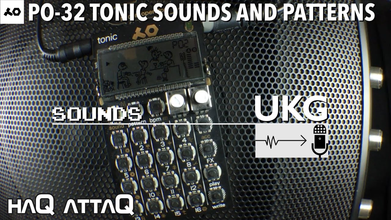 New PO-32 Sounds and Patterns | UK Garage - haQ attaQ (sounds can load on PO35 too)
