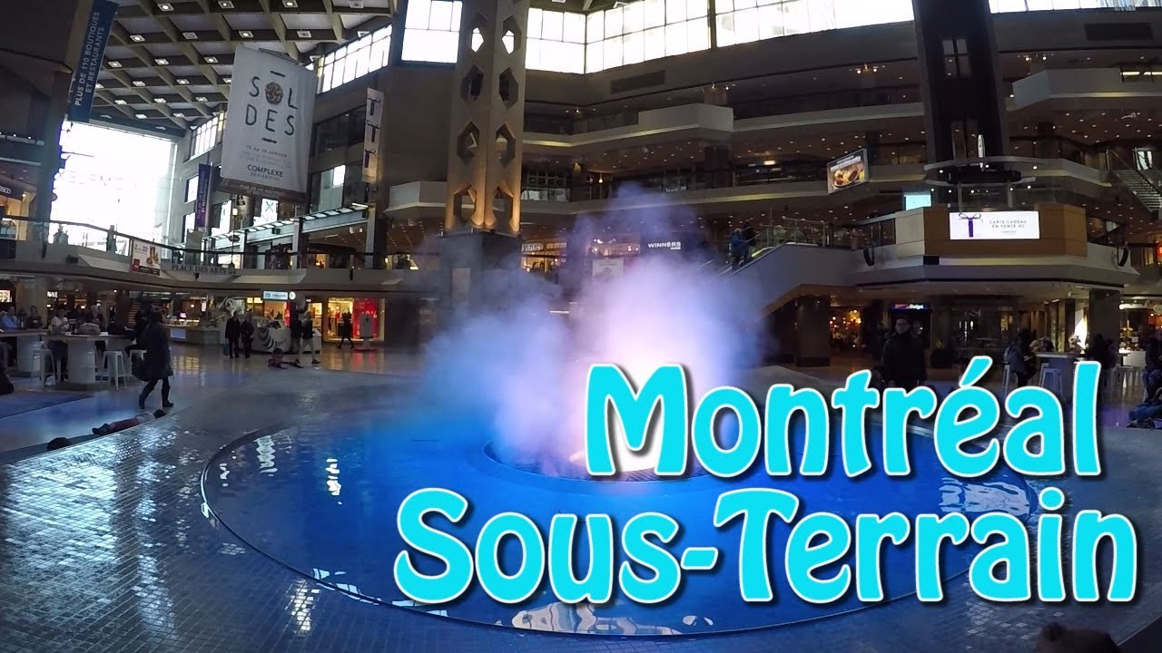 VIVRE au CANADA : MONTRÉAL souterrain !! [immigrer au Canada] | vidéo visite