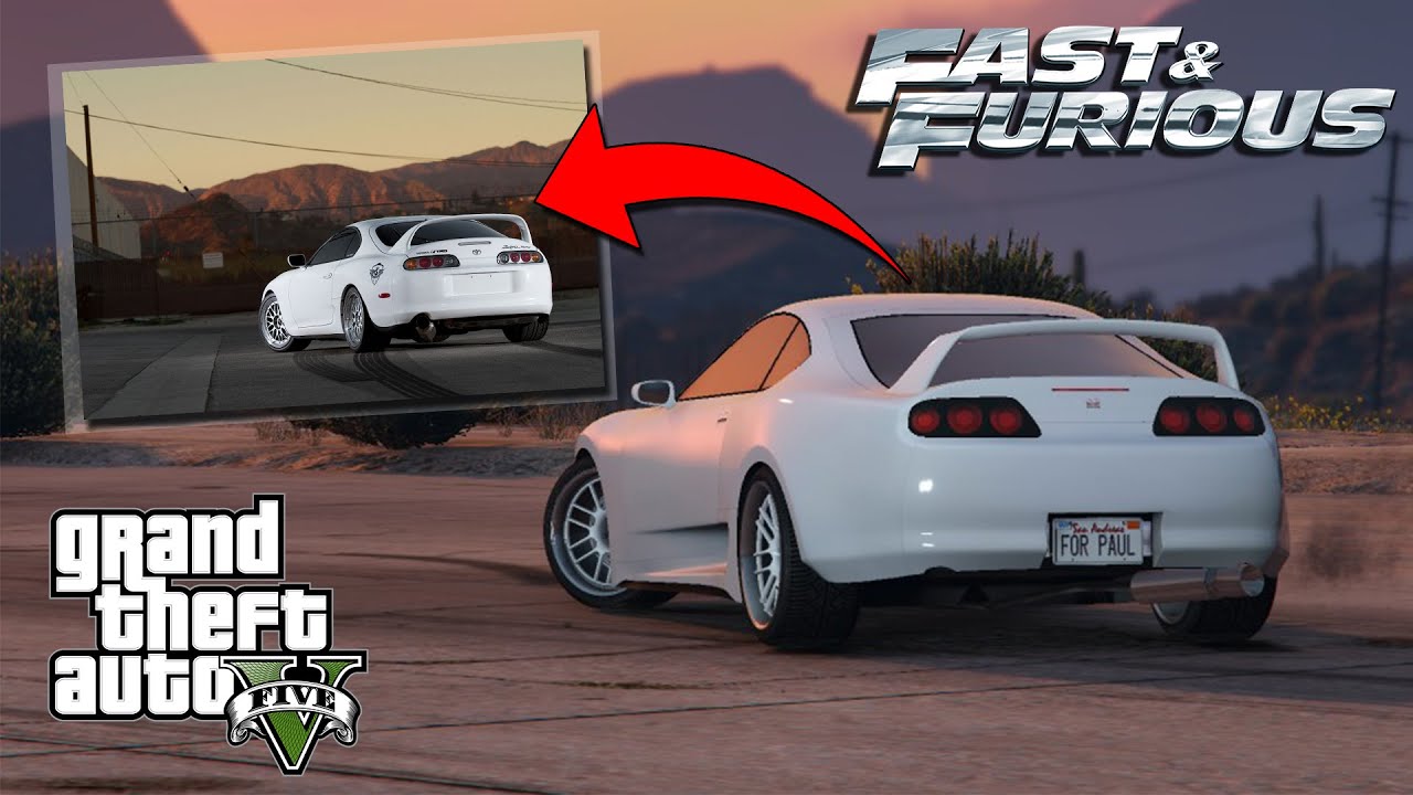 FAST AND FURIOUS Vs Gta 5 Online Cars | Side by Side Comparison