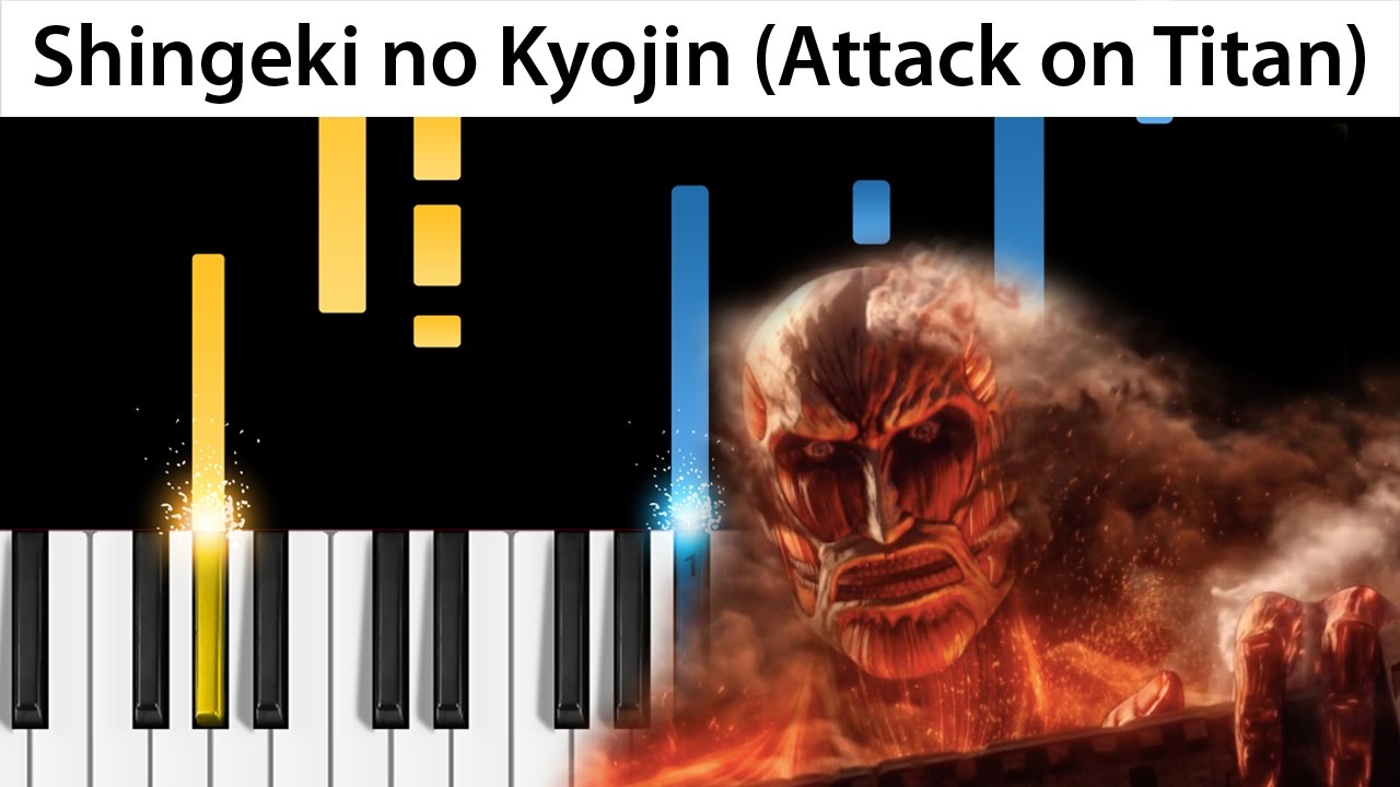 Guren no Yumiya - Shingeki no Kyojin OP 1 - Piano Tutorial - How to play Attack on Titan on piano