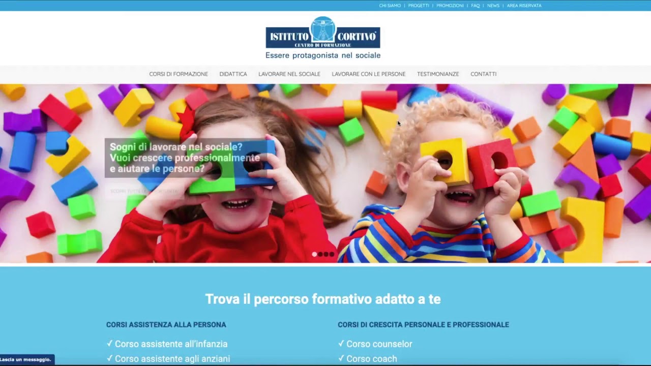 Cortivo: Corso Assistente all'Infanzia