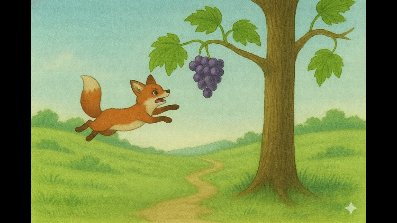 The Fox and the Grapes (Aesop's Fables)
