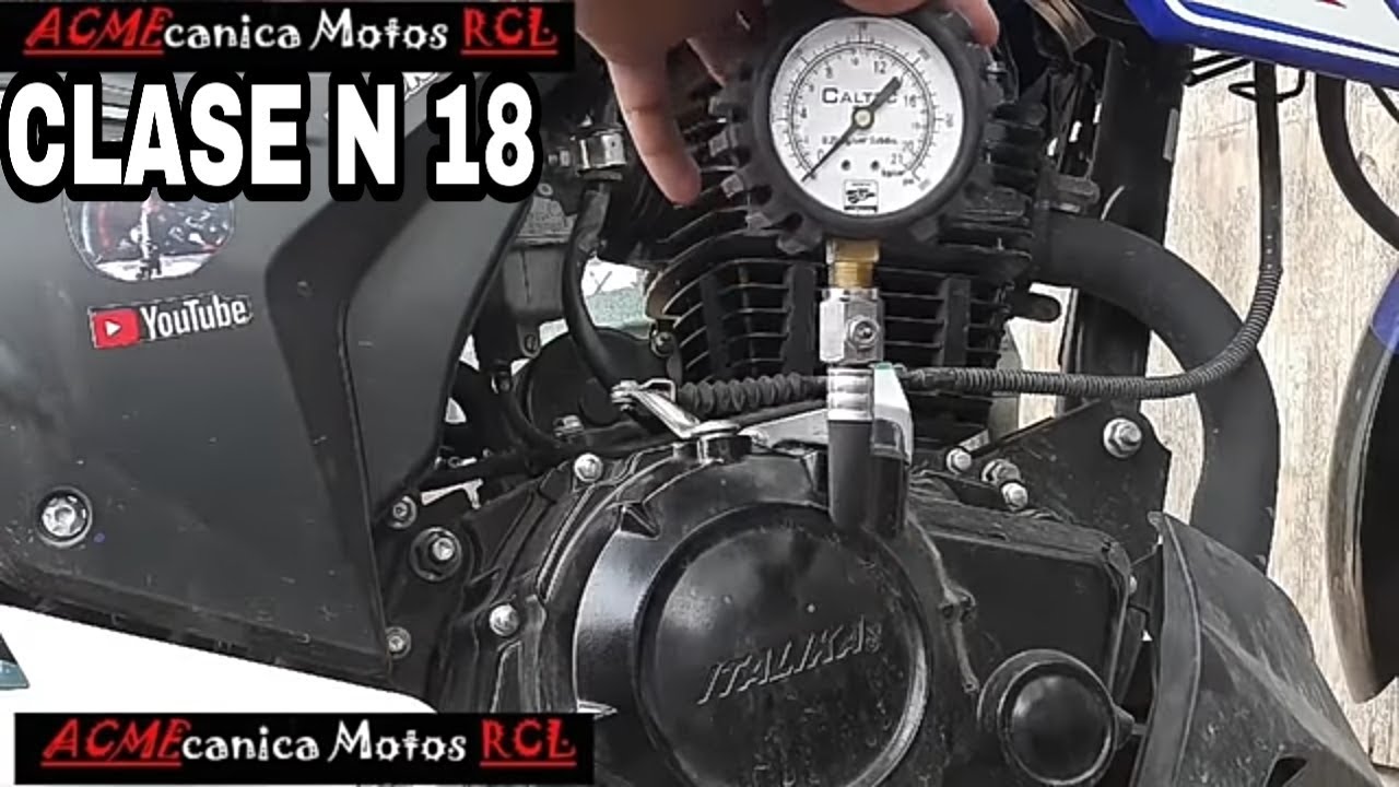 Así se Checa la COMPRESIÓN de tu MOTOCICLETA , MUY FÁCIL