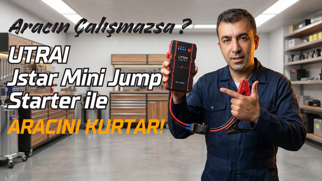 UTRAI Jstar Mini Jump Starter Taşınabilir Akü Takviye Cihazı | Bu Ürün Paranıza Değer mi?