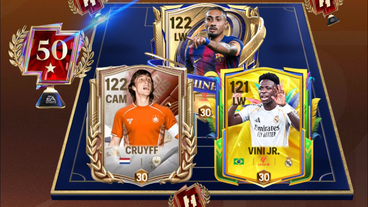 116 VINI, 117 RAPHINHA & 117 CRUYFF 🥶  - HEAD TO HEAD