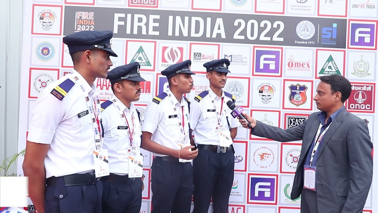 Future Fire officials from National Fire Service College Nagpur at Fire India