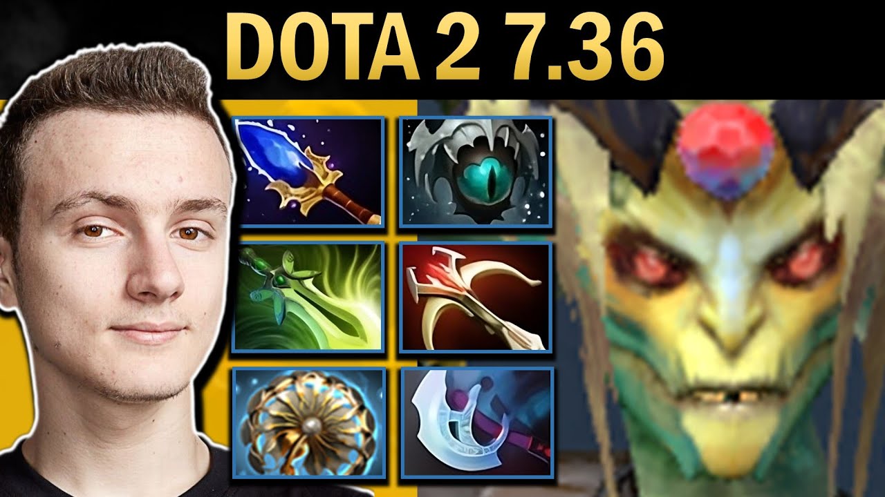 Medusa Gameplay Miracle with 1000 GPM and Skadi - Dota 7.36