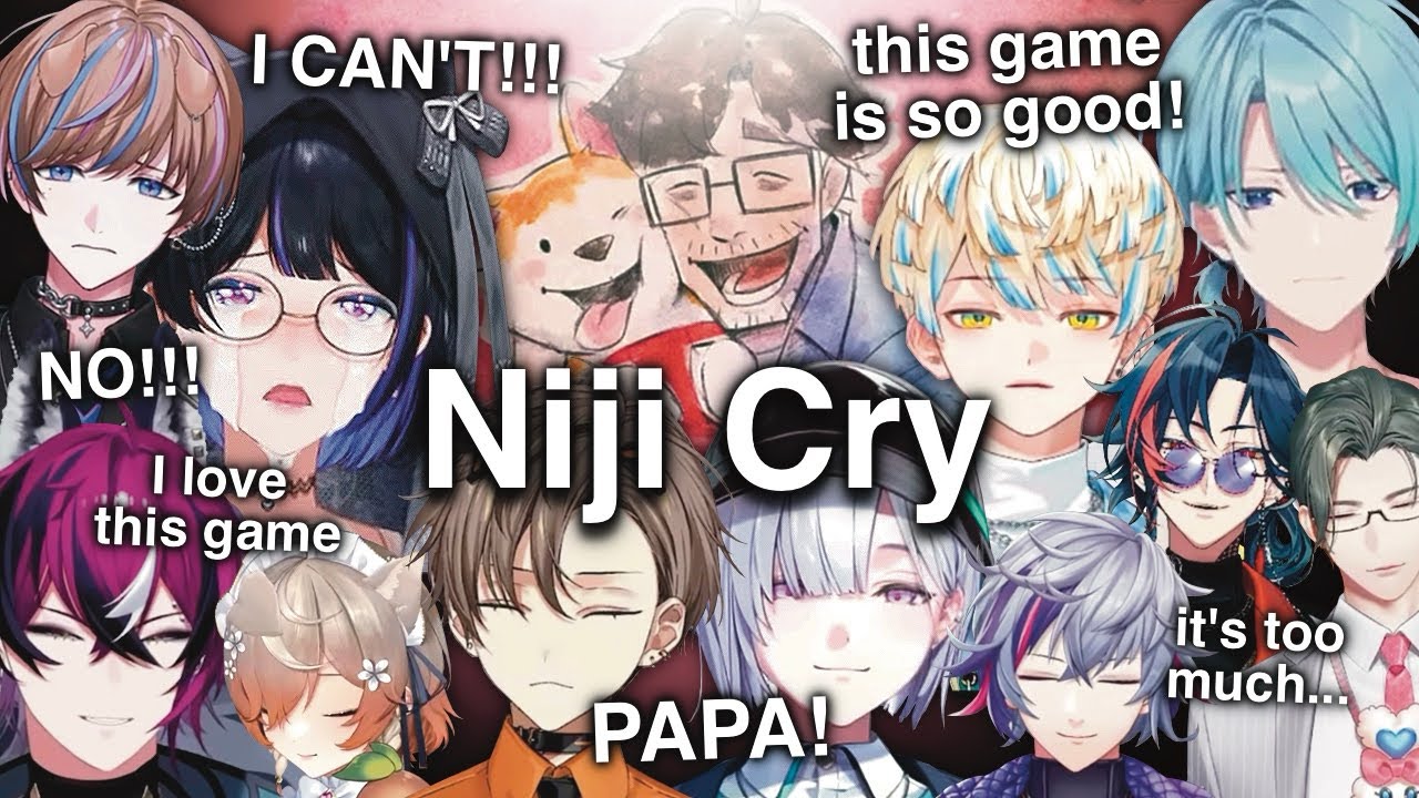 this game made niji cry 🥺 My Little Puppy sad moments reaction Nijisanji EN JP compilation (eng sub)