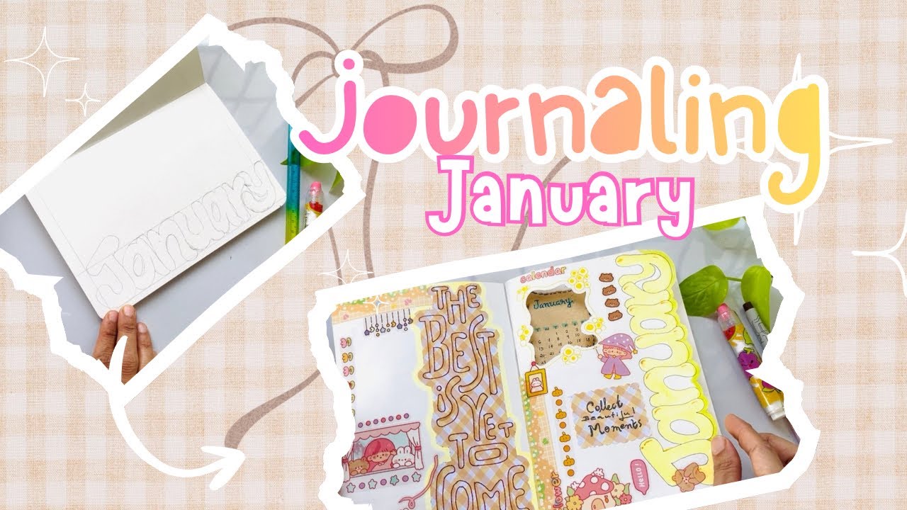 January Journal Setup ✨ Cozy Intro Page, Mini Calendar & Kawaii Journaling