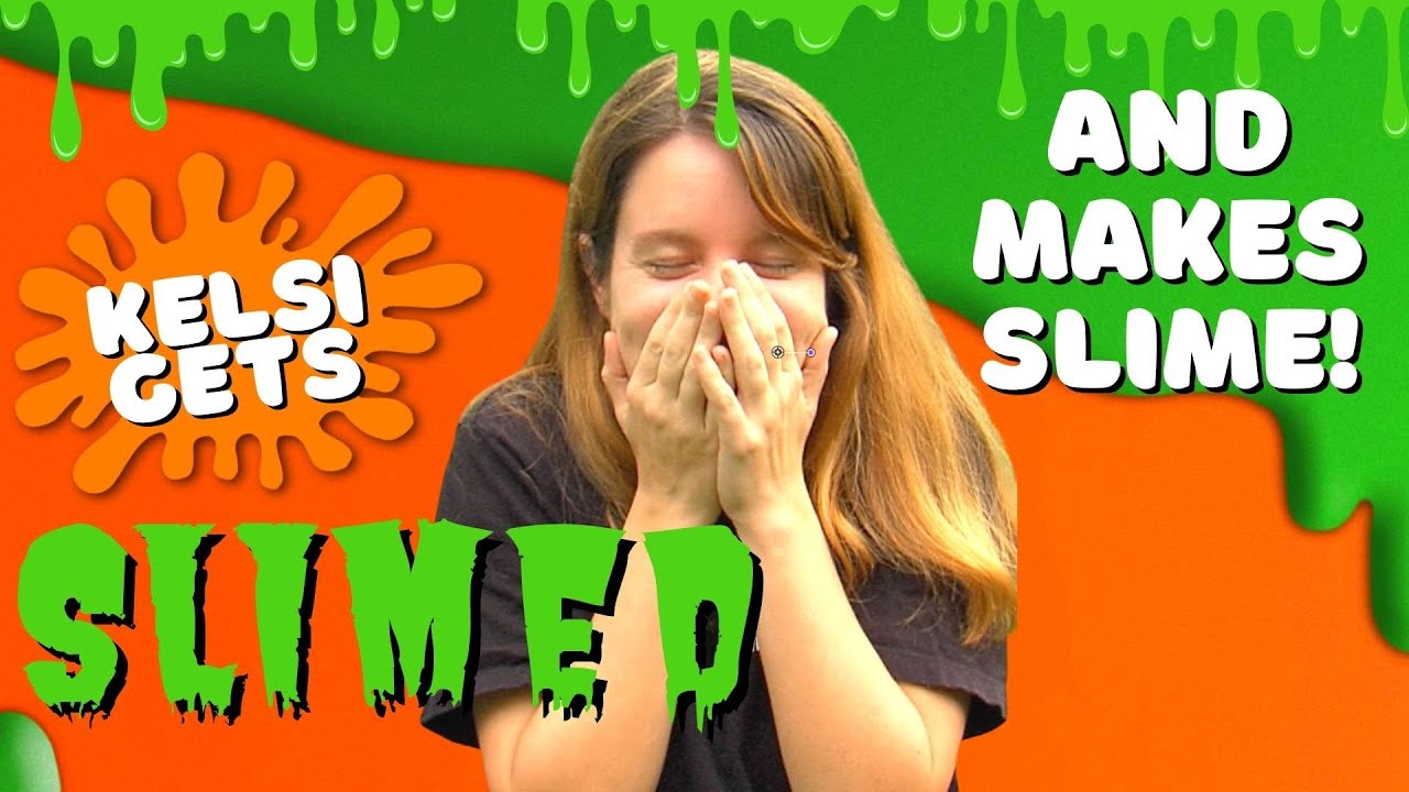 Getting Slimed & Making Nickelodeon Slime with Food | Plus Slime Cleanup!