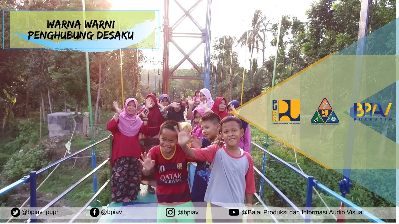 WARNA WARNI PENGHUBUNG DESAKU (JEMBATAN GANTUNG CISIMEUT CIPARAY LEBAK BANTEN)