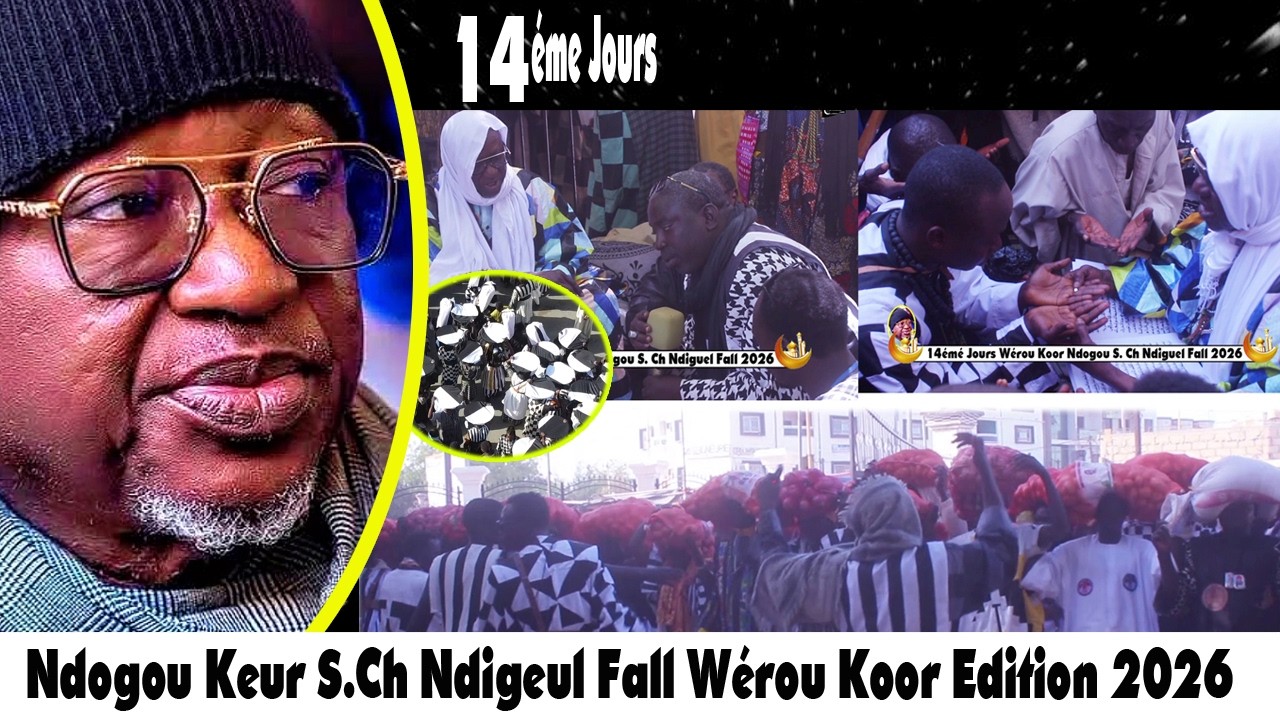 14éme Jours koor Ndogou Keur Serigne Ch Ndigeul Fall le  04 03 2026