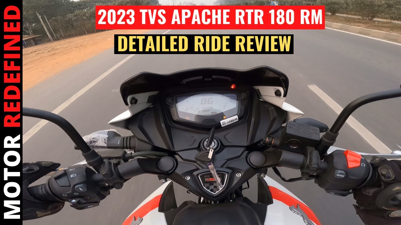 Finally 2023 TVS Apache RTR 180 2V RM Ride Review | Is It The Best 180CC Bike?