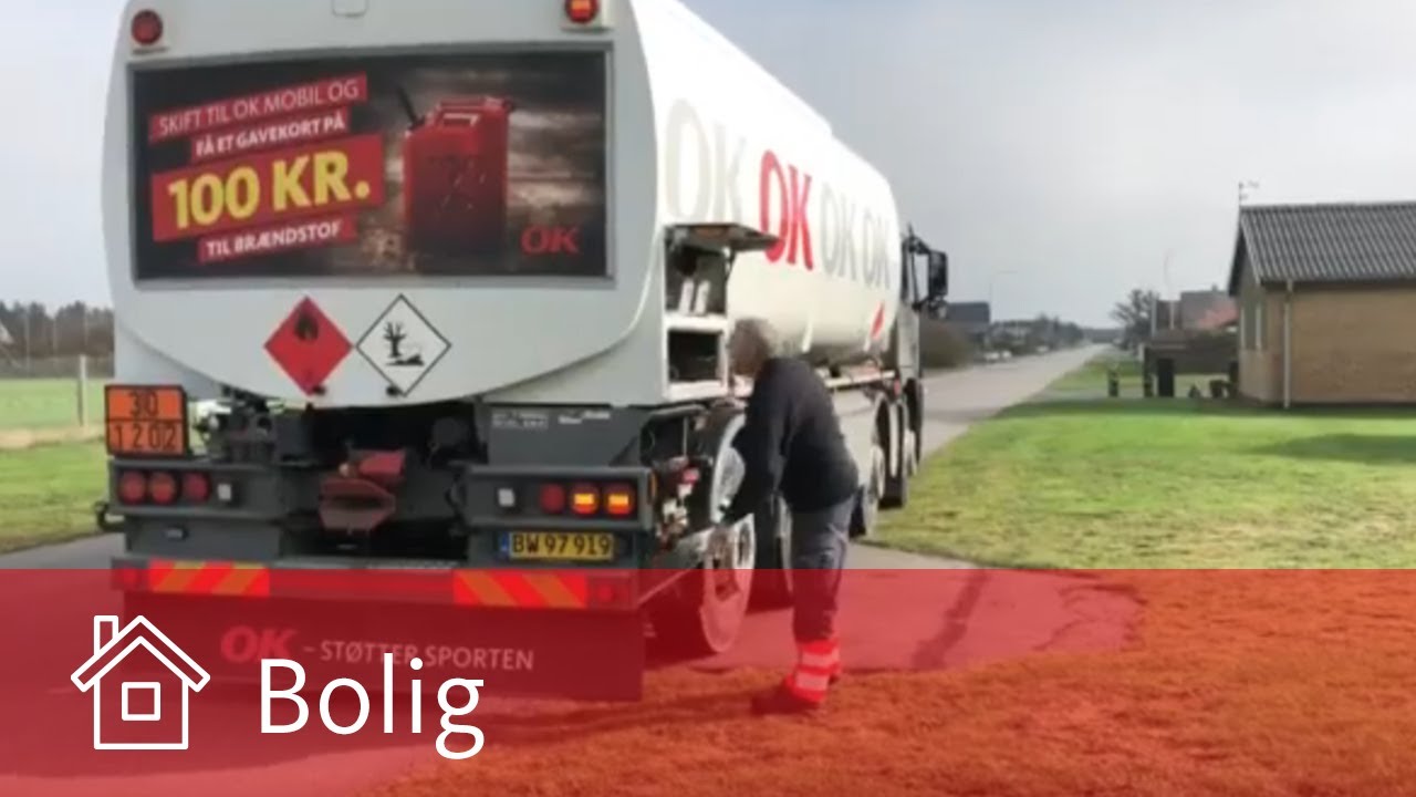 Få din fyringsolie leveret personligt af OK inden for 3 hverdage
