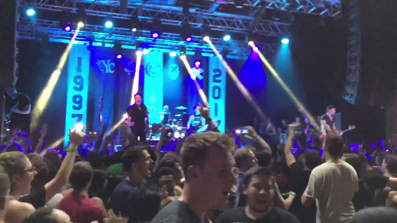 Yellowcard performing 