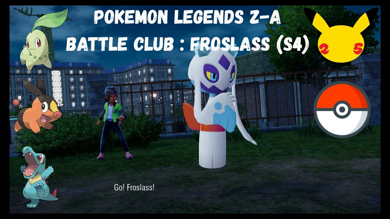 Pokémon Legends Z-A Battle Club Ranked Online Battles Season 4 Froslass