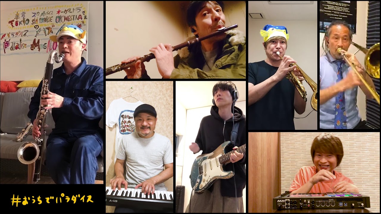 「おうちでパラダイス」さかなクン & スカパラ（沖祐市/加藤隆志/茂木欣一/谷中敦/NARGO/北原雅彦）