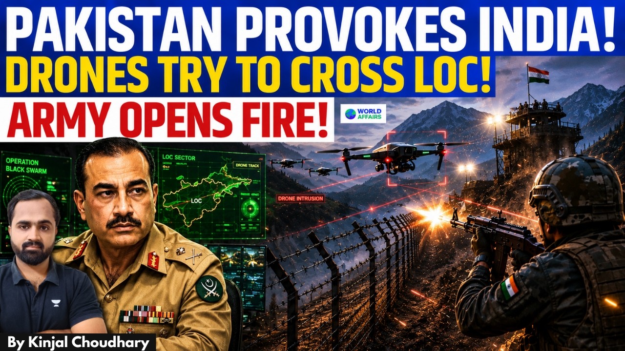 PAKISTAN Challenges India! Drones Cross LoC As PoJK Massacre Puts Munir Under Pressure | Kinjal