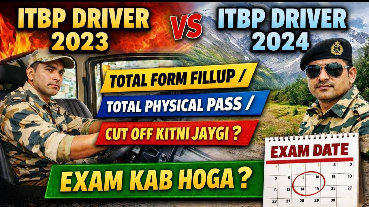 Сравнение результатов экзамена на водителя ITBP 2023 и ITBP 2024 / Дата письменного экзамена на в...