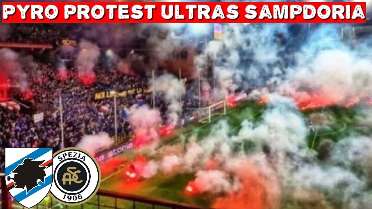 PROTEST GRADINATA SUD SAMPDORIA AGAINST CLUB PRESIDENT | Sampdoria vs Spezia