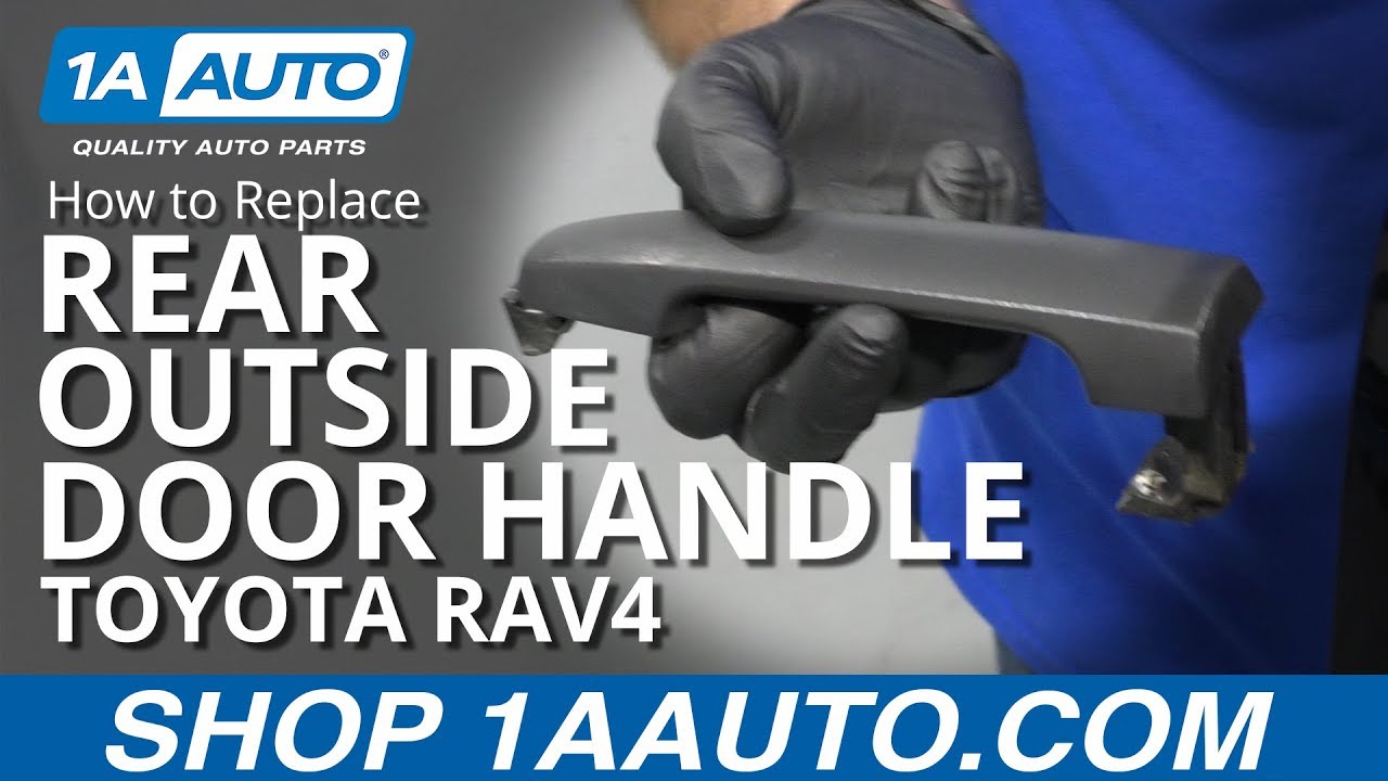 How to Replace Rear Outside Door Handle 06-12 Toyota RAV4
