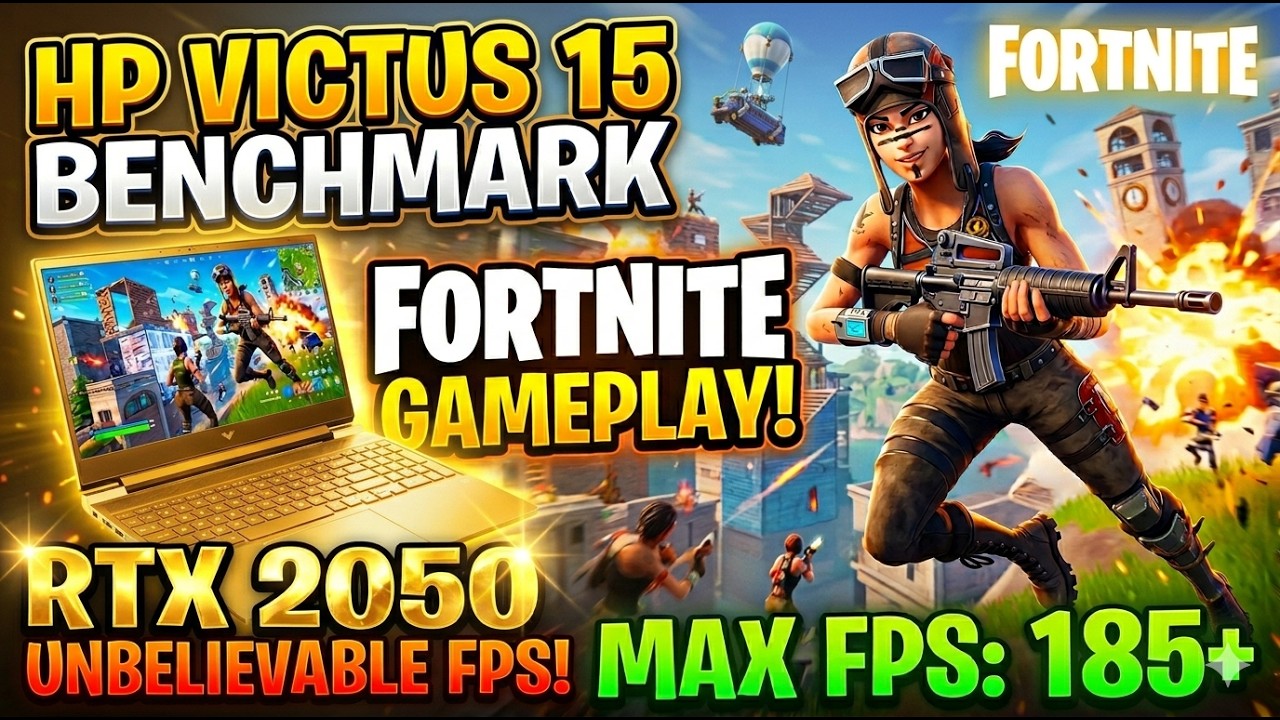 Fortnite Chapter 7 on RTX 2050 Laptop &ndash; INSANE FPS Results!!!