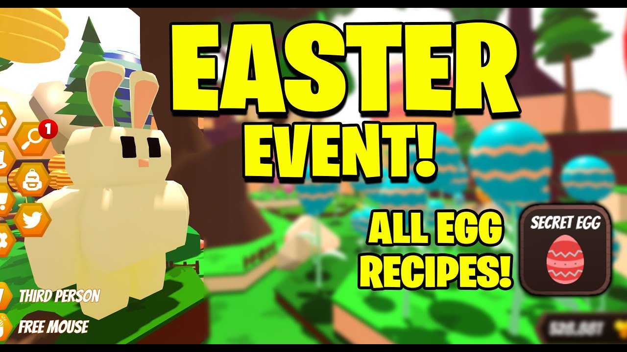 *EASTER EVENT* All Egg Recipes! Crafting Added! - Bee Sim