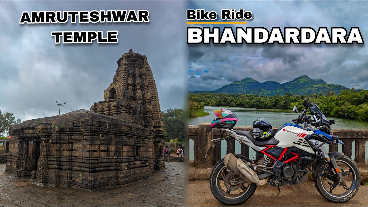 BIKE RIDE TO BHANDARDARA | AMRUTESHWAR TEMPLE | 2nd MONSOON RIDE | NECKLACE FALLS | NYANI FALLS