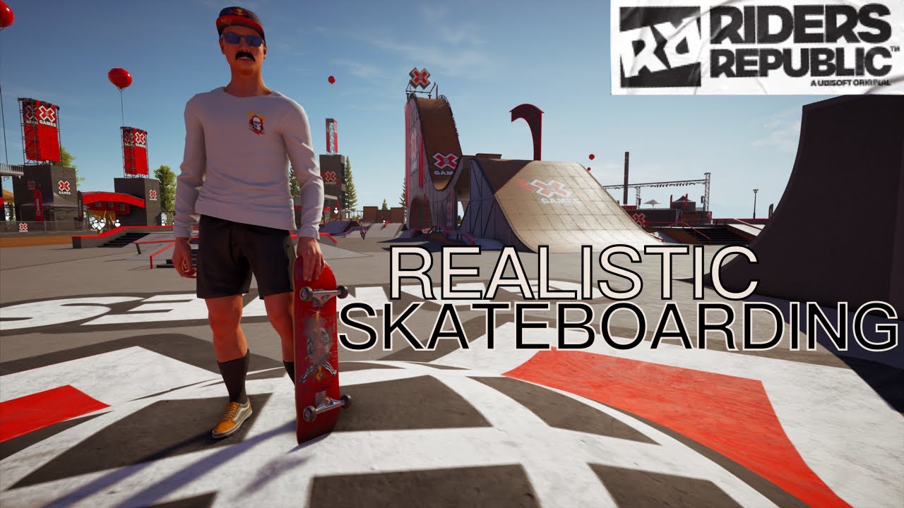 Riders Republic | Realistic Skateboarding Tricks and Trick Lines