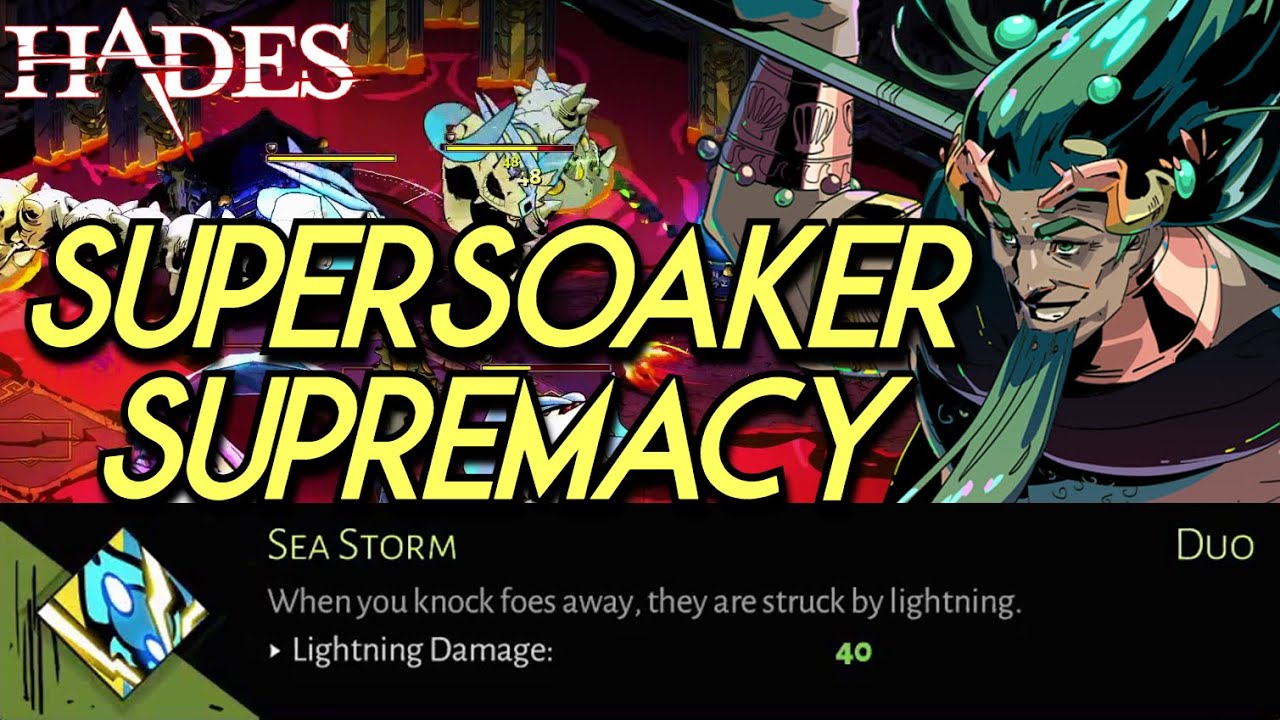 💦 WET YOUR ENEMIES WITH THIS BUILD! Poseidon And Zeus Boons On Lucifer Rail Gets Crazy! | Hades