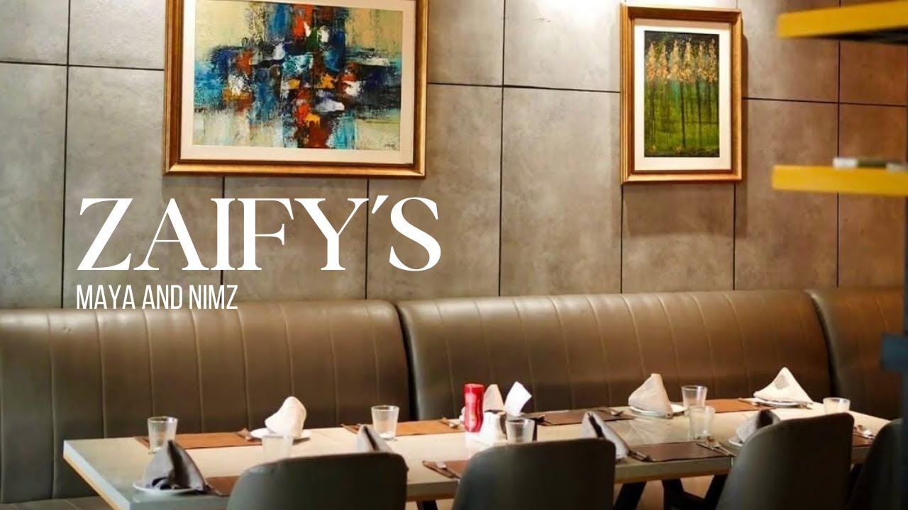 Zaify's Restaurant || Best Restaurant in Commercial Market || Food Review ZAIFY'S @MayaandNimz
