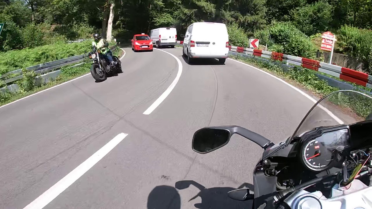 Extrem curvy roads on aprilia rsv4