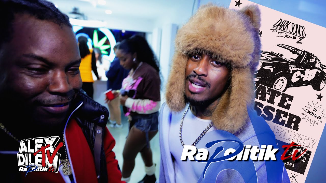 Party d'écoute de Nate Husser, 🌿 de High Times au 4ever Us Studio / 📹 Le Plateau 🎬 \ Rapolitik TV