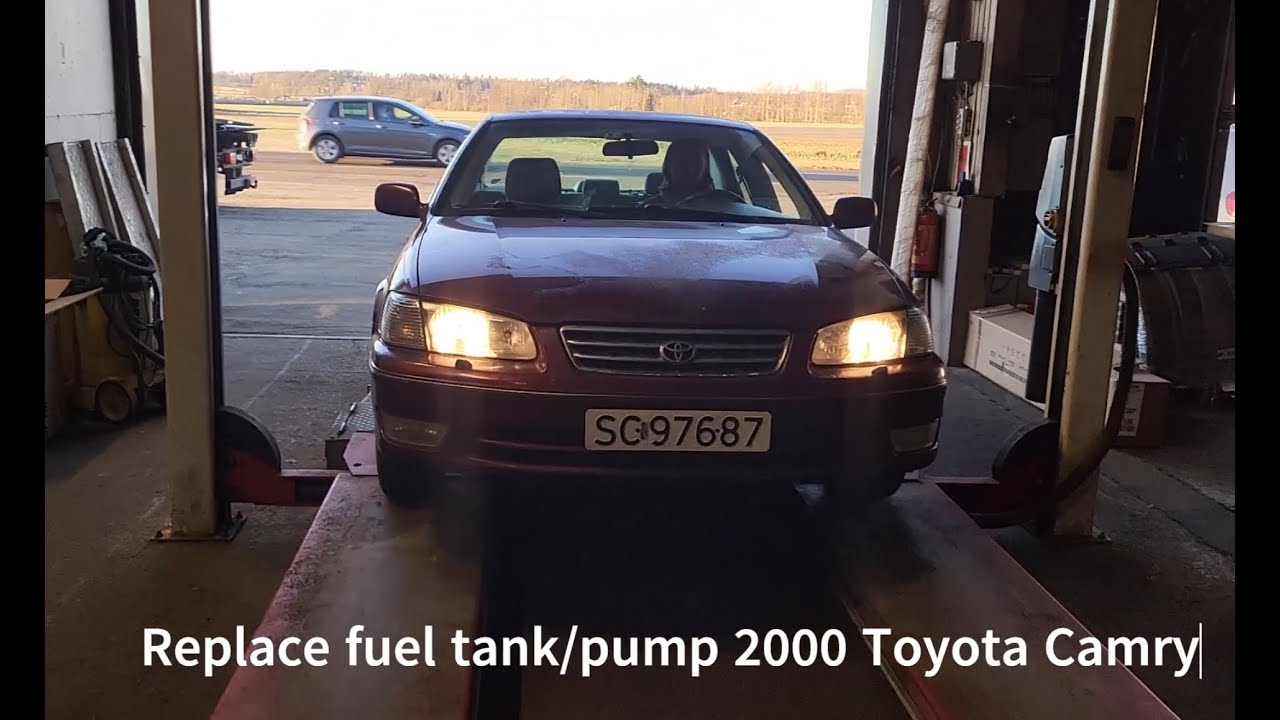 Toyota Camry 1996-2001 XV20 fuel tank and pump removal Replacement Step by Step