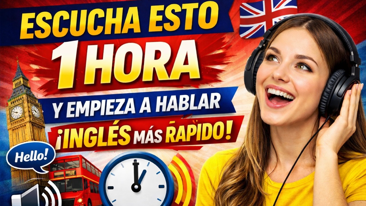 ESCUCHA ESTO 1 HORA Y EMPIEZA A HABLAR INGLÉS MÁS RÁPIDO | Aprende Inglés Fácil